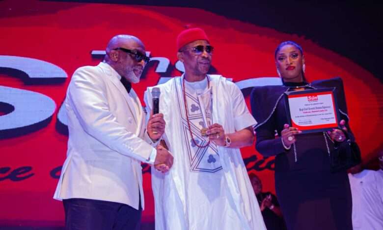 High chief Kenneth ifekudu Chairman Diamond leads Man of the year the sun awards